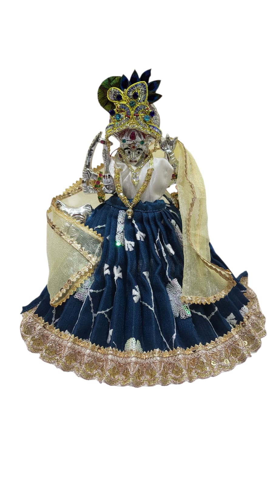 Traditional Banarasi Lehenga Devi Maa Vastra for Idol
