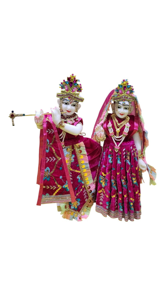 Radha Krishna Heavy Dress | Poshak for Yugal Jodi | Radhe Krishna Ji Poshak