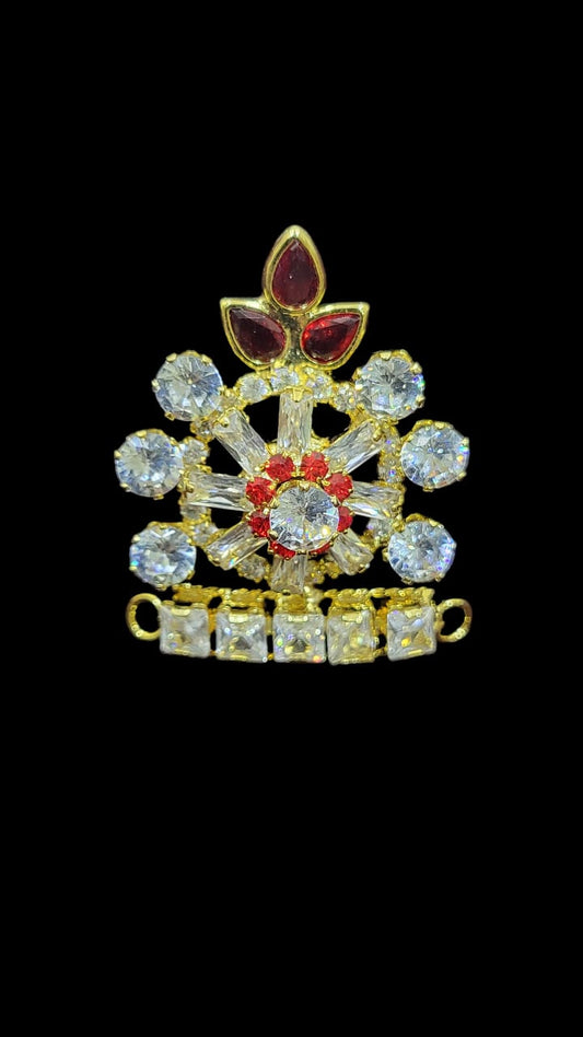 Laddu Gopal Stone Designer Mukut/Adjustable Mukut for Kanha ji/Multicolours