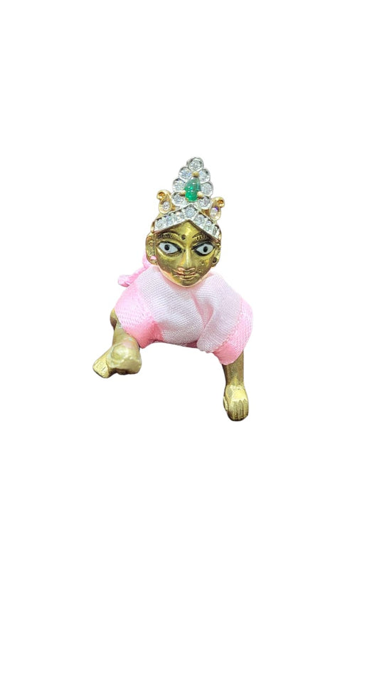 Laddu Gopal Stone Designer Mukut/Adjustable Mukut for Kanha ji/Multicolours