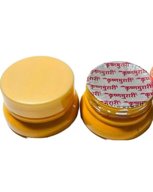 Yellow Kesar Asthgandh Pure Wet Chandan