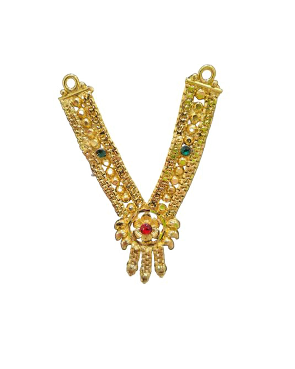 Golden Necklace For Laddo Gopal/durga Mata