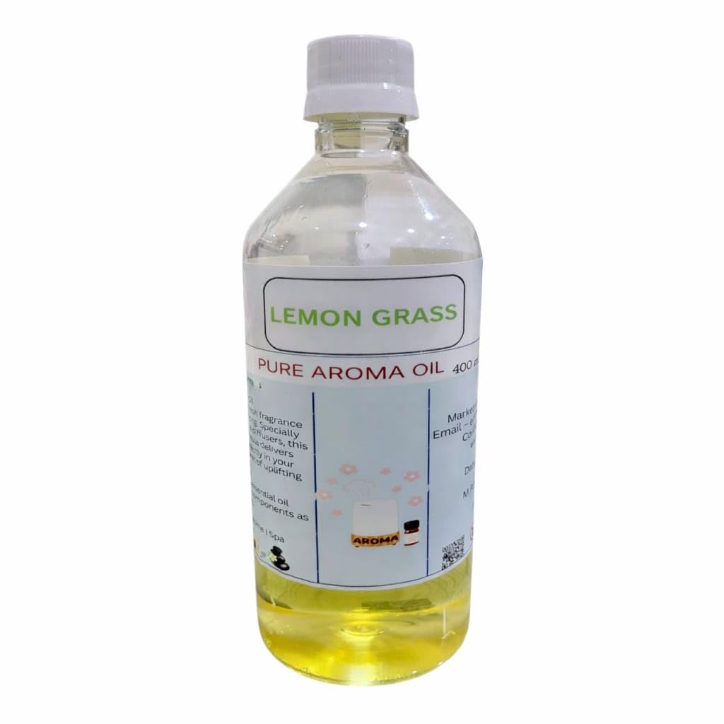Kstar Lemon Grass Fragrance Oil  | Aroma Oil for Candles, Diffusers, Soaps & Room Fresheners | Long Lasting Fragrance