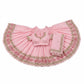 Durga ji Pink Embroidery Lace Work Dress