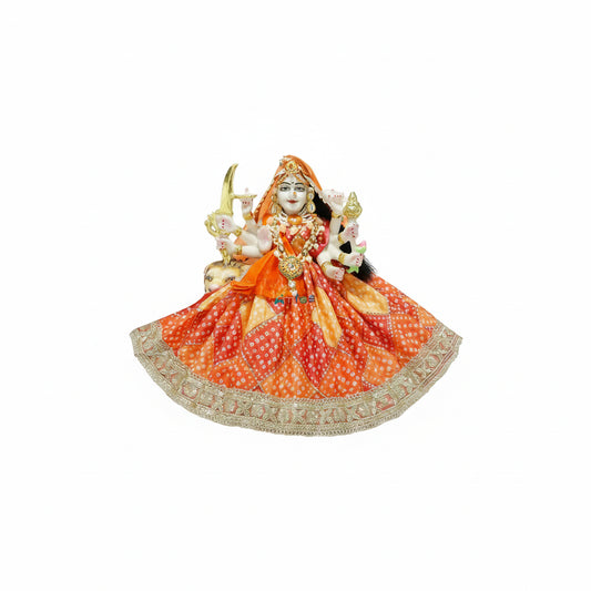 Durga Ji Multi Chudri Print Embroidery Lace Work