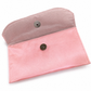 Pastel Peach Satin Festive Clutch with Peacock & Pearl Motifs