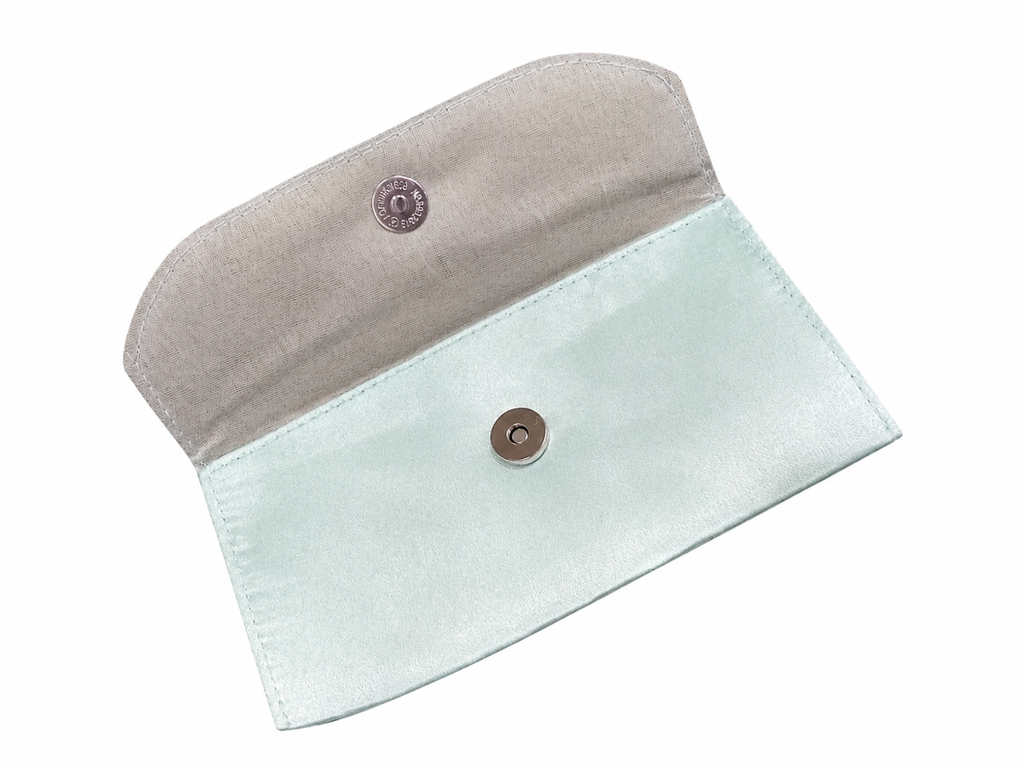 Mint Oasis Pearl & Floral Clutch