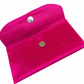 Magenta Royale Pearl & Floral Clutch