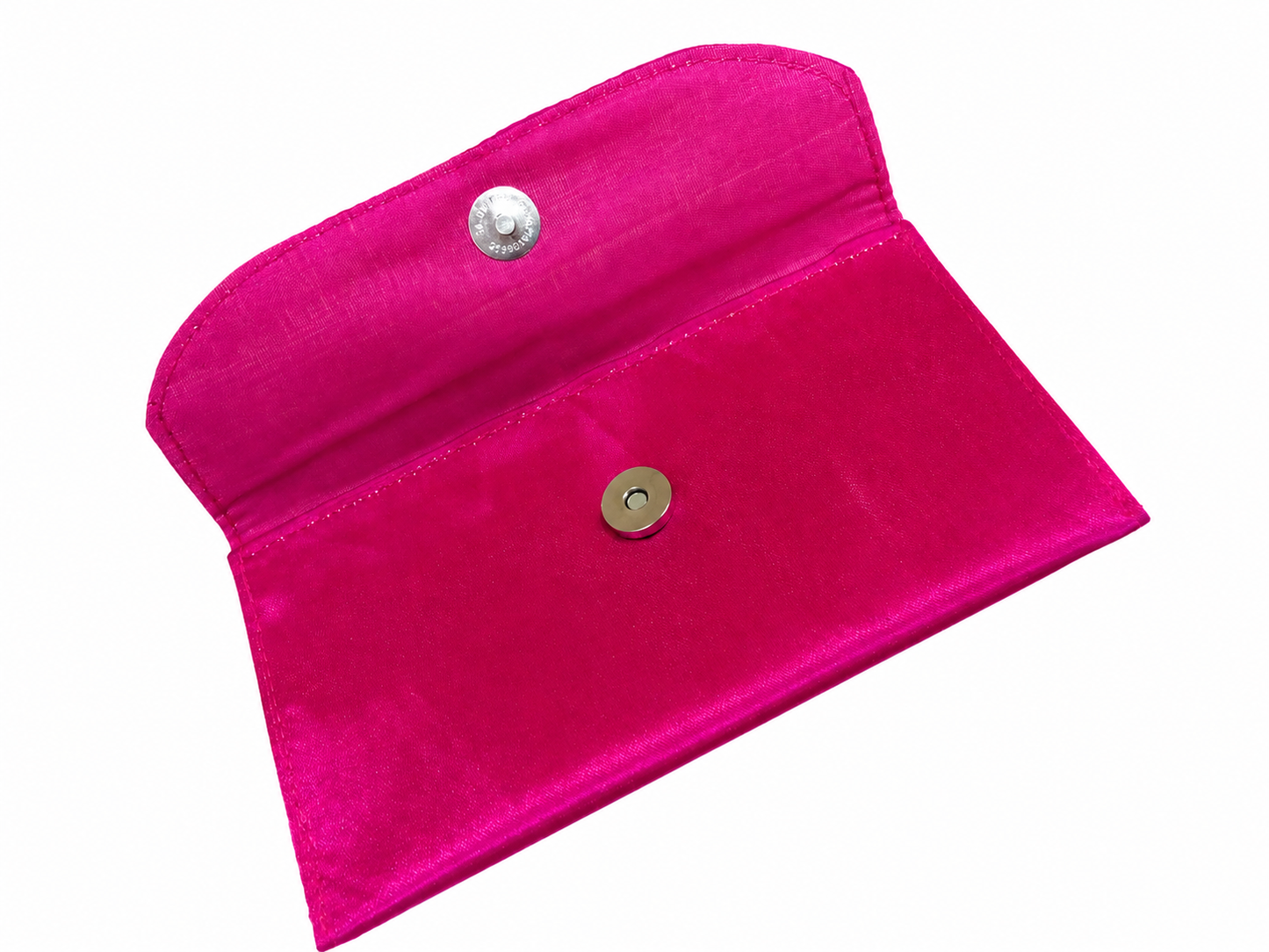 Magenta Royale Pearl & Floral Clutch