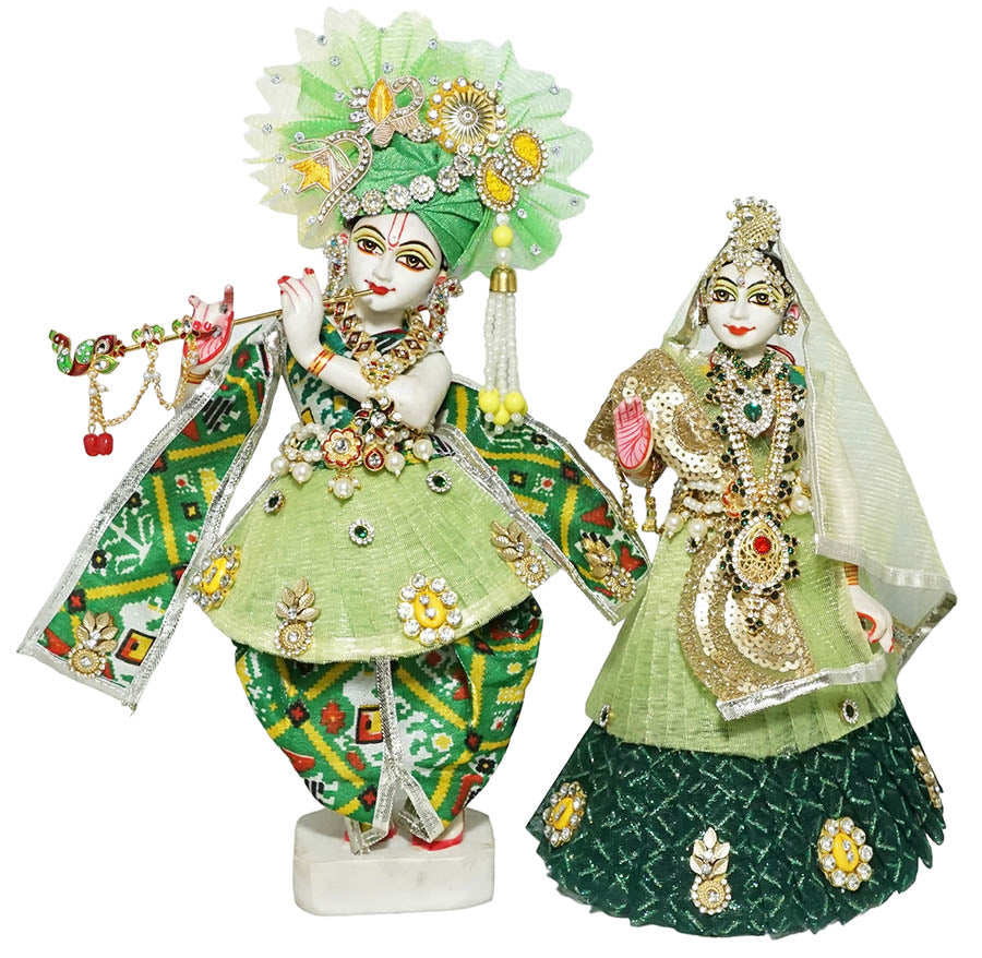 Traditional Radha Krishna Dress Set