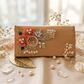 Peach Blossom & Pearl Shimmer Clutch