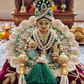Premium Green & Pearl Ladoo Gopal Shringar Set