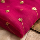Royal Pink Festive Gold Fabric