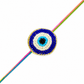Evil Eye Beaded Rakhi, Handmade Nazar Protection, Festival Gift,