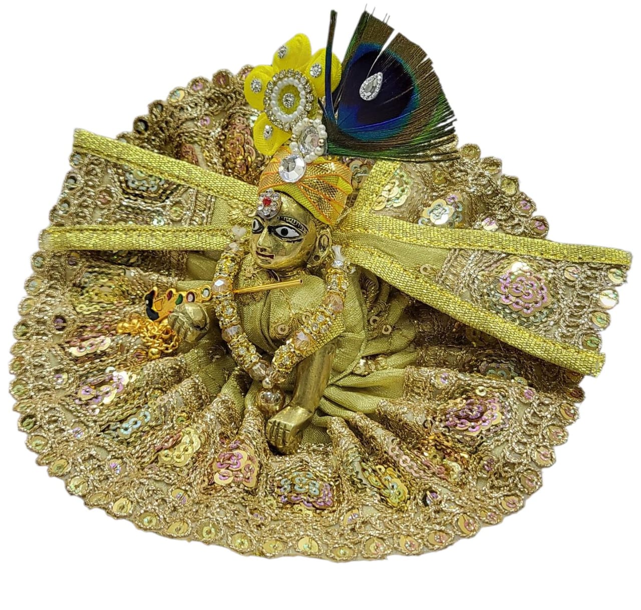 Laddu Gopal Dress with Pagdi and Patka l Ladoo Gopal Dress l Kanha Ji Dress | Krishna ji Dress