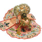 Ladu Gopal Dress Blue and Sky Floral Designer Dress for Laddu Gopal Ji with Pagdi festival Special