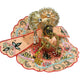 Ladu Gopal Dress Blue and Sky Floral Designer Dress for Laddu Gopal Ji with Pagdi festival Special