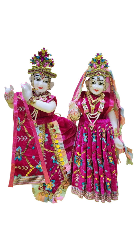 Radha Krishna Heavy Dress | Poshak for Yugal Jodi | Radhe Krishna Ji Poshak