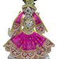 Mata Rani Vastra, Devi Poshak, Durga Dress, Radha Rani Poshak for Standing Idol, Made of Silk Cloth