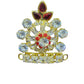 Laddu Gopal Stone Designer Mukut/Adjustable Mukut for Kanha ji/Multicolours