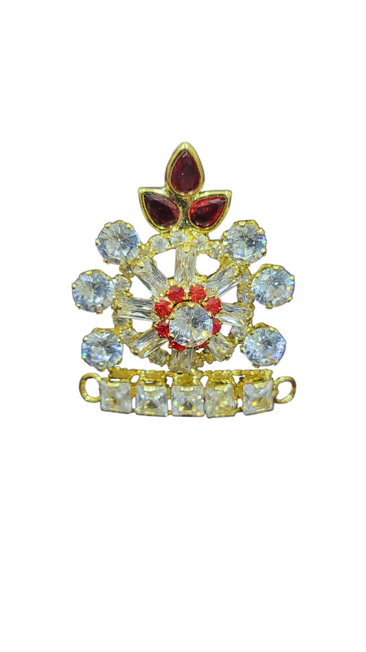 Laddu Gopal Stone Designer Mukut/Adjustable Mukut for Kanha ji/Multicolours