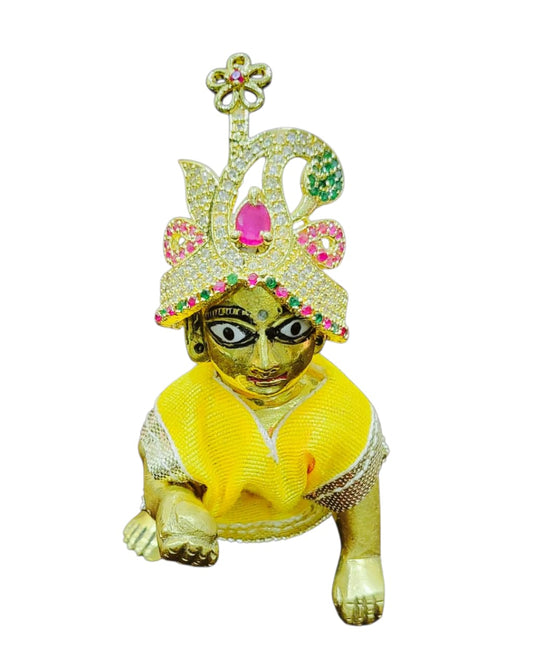 Laddu Gopal Stone Designer Mukut