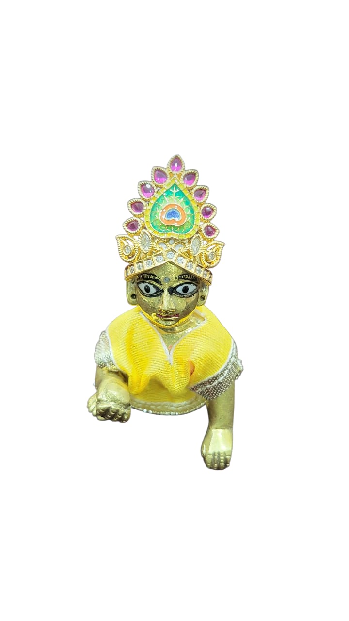 Laddu Gopal Stone Designer Mukut