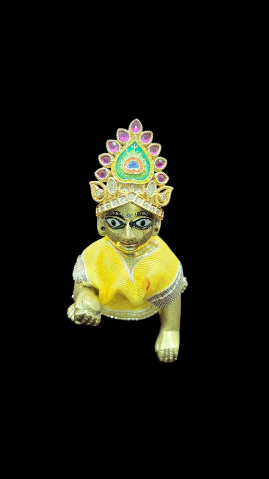 Laddu Gopal Stone Designer Mukut