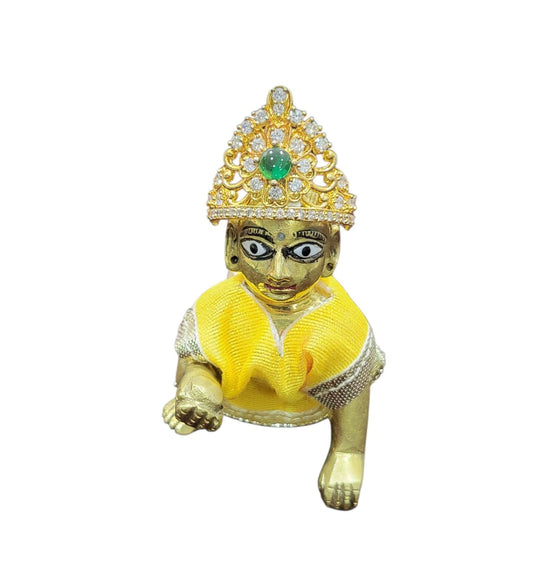 Laddu Gopal Stone Designer Mukut