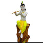 Polyresin Standing Krishna Idol for Pooja & Decorative Statue Figurine | Krishna Murti for for Gifting,House Warming | Size - 1.5 Feet (45m)