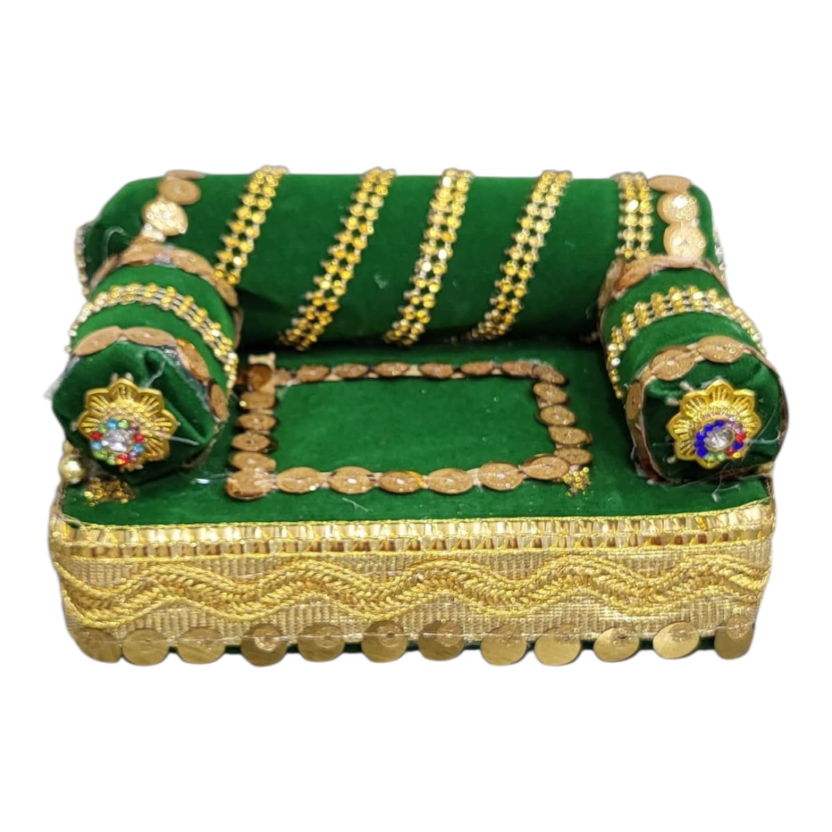 Laddu Gopal Laddu Gopal Singhasan(Green)