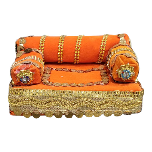 Laddu Gopal Laddu Gopal Singhasan(Orange)