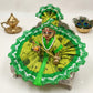 Laddu Gopal Lime Green Cotton Poshak
