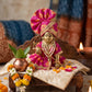 Laddu Gopal Rani Pink Bandhani Poshak