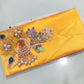 Marigold Sunshine Floral Clutch