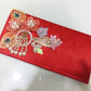 Traditional Red Floral & Crystal Embellished Ethnic Evening clutch