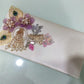 Festive Pink Satin Envelope Pouch with Pearl Tassel