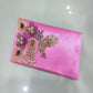 Elegant Peacock-Motif Embroidered Satin Clutch