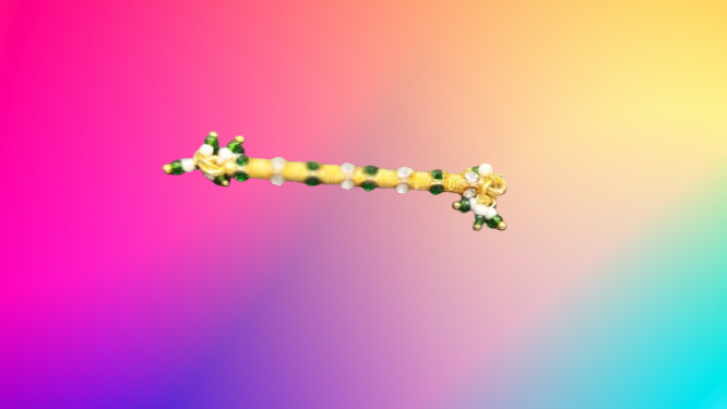 Meenakari and Stone Work Green bansuri for Kanha ji