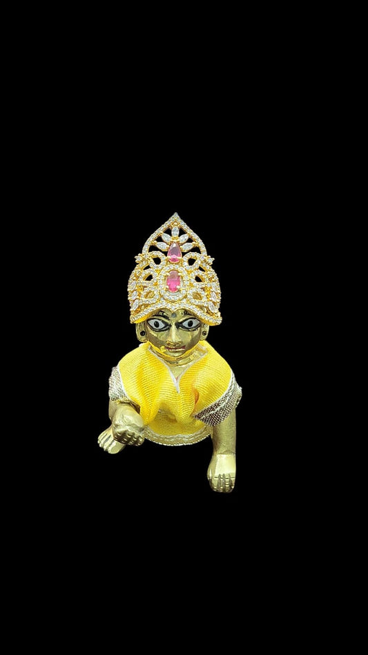 Laddu Gopal Stone Designer Mukut