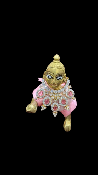 Laddu Gopal Necklace/Deity Ornaments Neck Fitted for Thakur Ji, Radha Rani