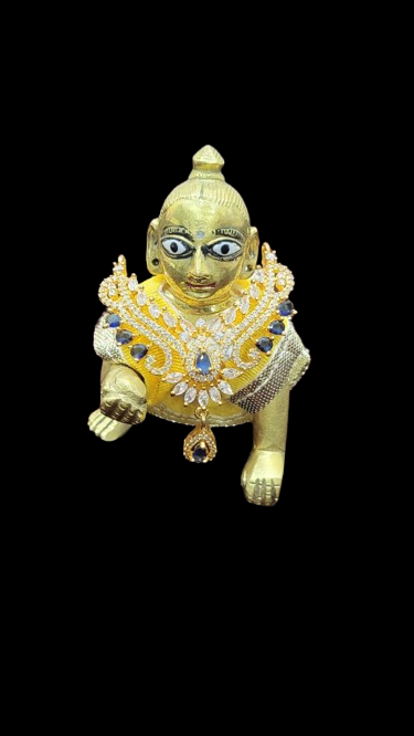 Laddu Gopal Necklace/Deity Ornaments Neck Fitted for Thakur Ji, Radha Rani