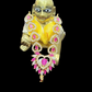Laddu Gopal Necklace, Gold-Plated with Ruby Stones,Festive Collection