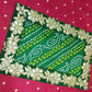 Pooja Aasan/Asan for Puja and Mandir Puja Alter cloth(12X8)
