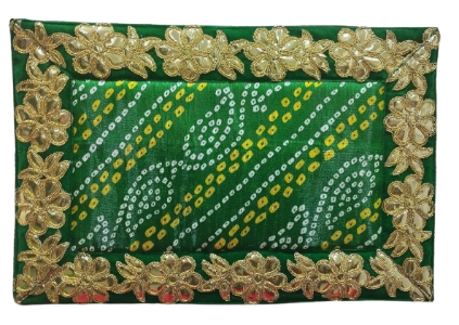 Pooja Aasan/Asan for Puja and Mandir Puja Alter cloth(12X8)