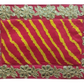 Multicolor leheriya Design Pooja Aasan/Asan for Puja and Mandir Puja Alter cloth(12X8)