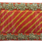 Multicolor leheriya Design Pooja Aasan/Asan for Puja and Mandir Puja Alter cloth(12X8)