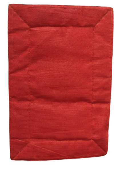 Multicolor leheriya Design Pooja Aasan/Asan for Puja and Mandir Puja Alter cloth(12X8)
