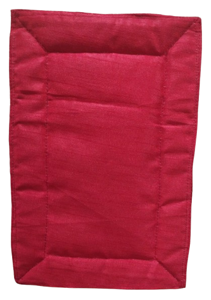 Red Velvet Pooja Aasan/Asan for Puja and Mandir Puja Alter cloth(12X8)