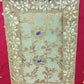 Golden Banarasi Pooja Aasan/Asan for Puja and Mandir Puja Alter cloth(12X8)